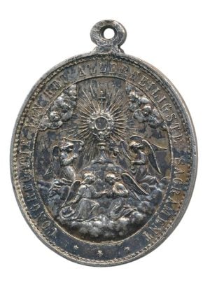 Amsterdam Sint Vincentius Apaulo zilveren penning 1904