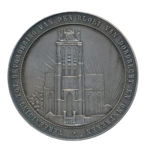 Dordrecht Internat. Zeilwedstrijd zilveren prijspenning 1904