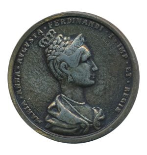 Oostenrijk keizerin Maria Anna Augusta penning 1836