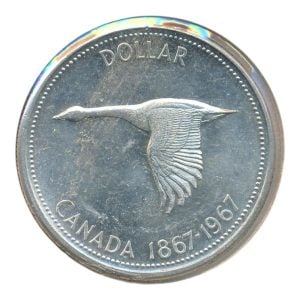 Canada 1 Dollar 1967 100e verjaardag Canada