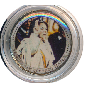 Nederland 2 Euro bewerkt - Kroning van Koningin Beatrix