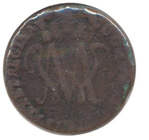 Schotland 1 Bodle 1693 William & Mary