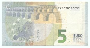 Ierland 5 euro 2013 Mario Draghi Misdruk