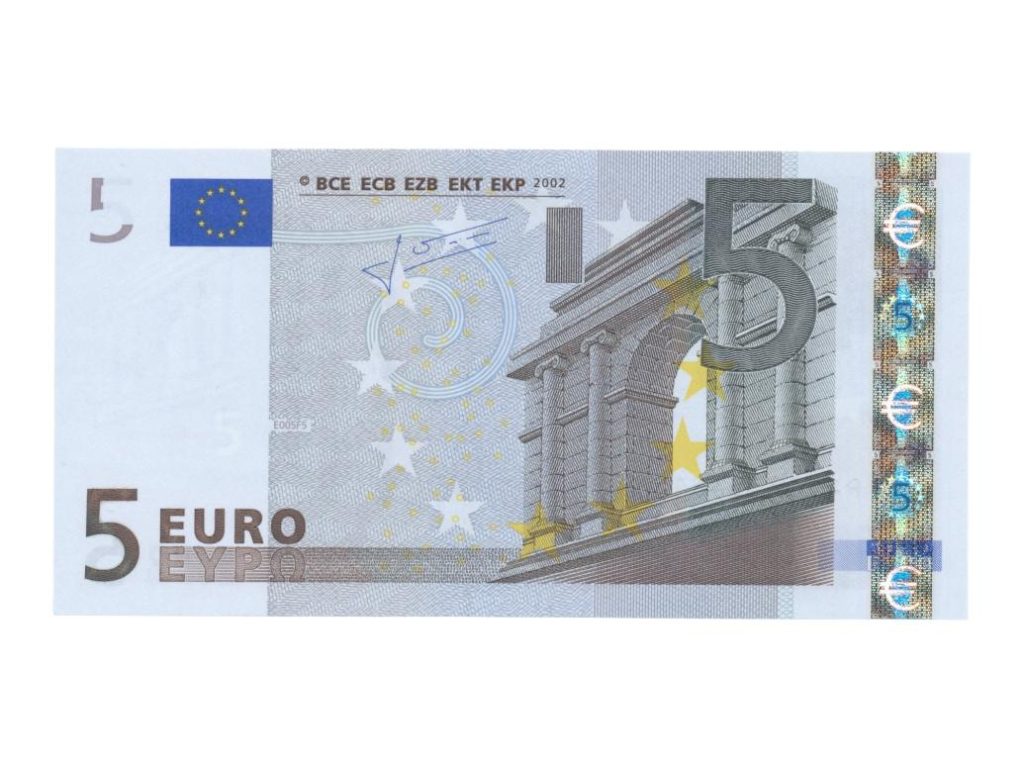 Nederland 5 euro 2002 Trichet UNC