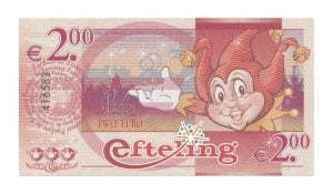 Efteling 2 Euro-biljet Pardoes