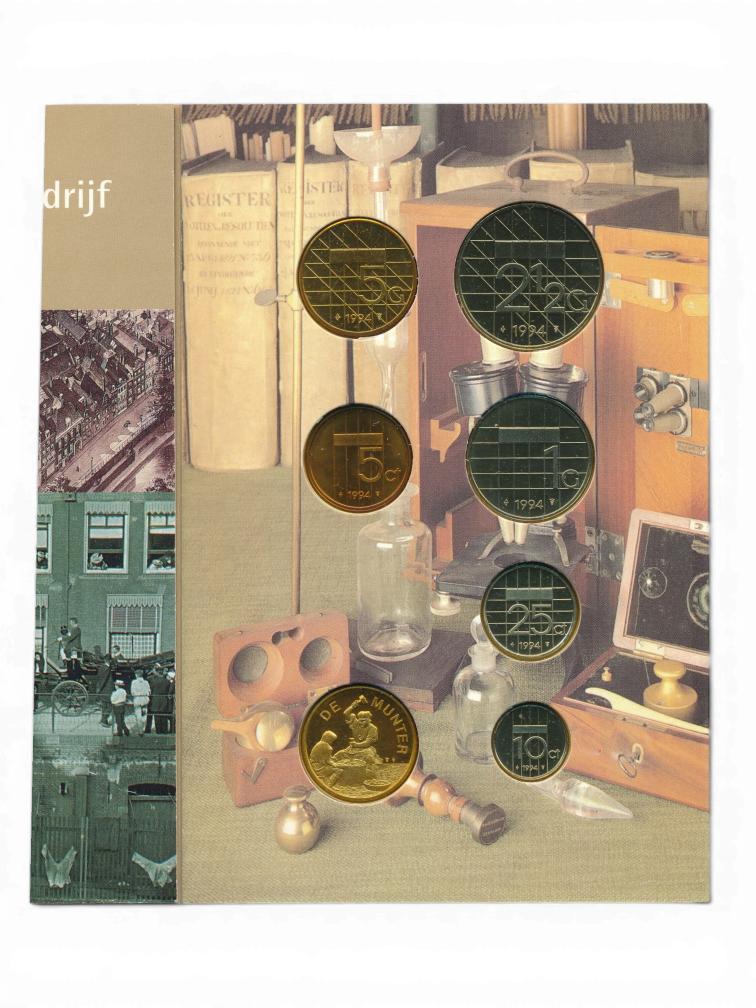 Nederland Muntset Gulden 1994 Duizend jaar muntbedrijf incl. penning