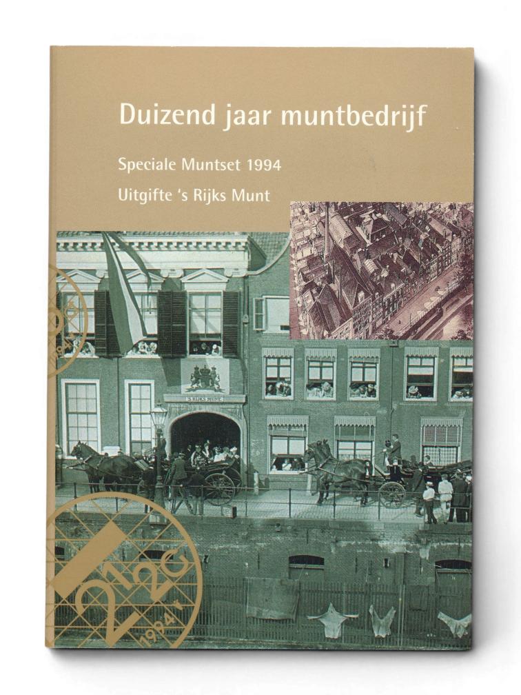 Nederland Muntset Gulden 1994 Duizend jaar muntbedrijf incl. penning
