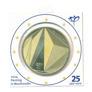 25 jaar Euro Penning in Munthouder 2024