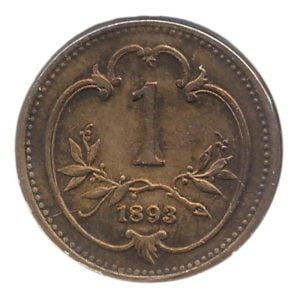 Oostenrijk-Hongarije 1 Filler 1893