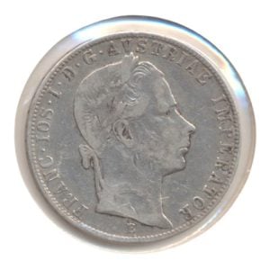 Oostenrijk 1 Florin 1859 B