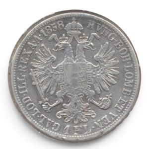 Oostenrijk 1 Florin 1858 V