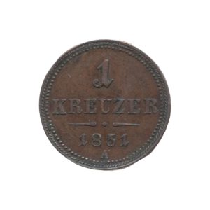 Oostenrijk 1 Kreuzer 1851 A (Zeer fraai-)