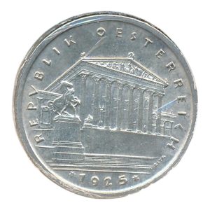 Oostenrijk 1 Schilling 1925 (Zeer fraai+)