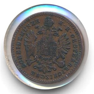 Oostenrijk 1 Kreuzer 1859 A