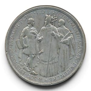 Hongarije 2 Pengö 1935 Pázmány Universiteit (Fraai)