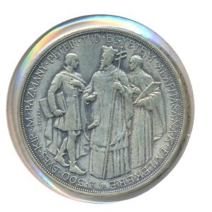 Hongarije 2 Pengö 1935 Pázmány Universiteit (Zeer fraai)