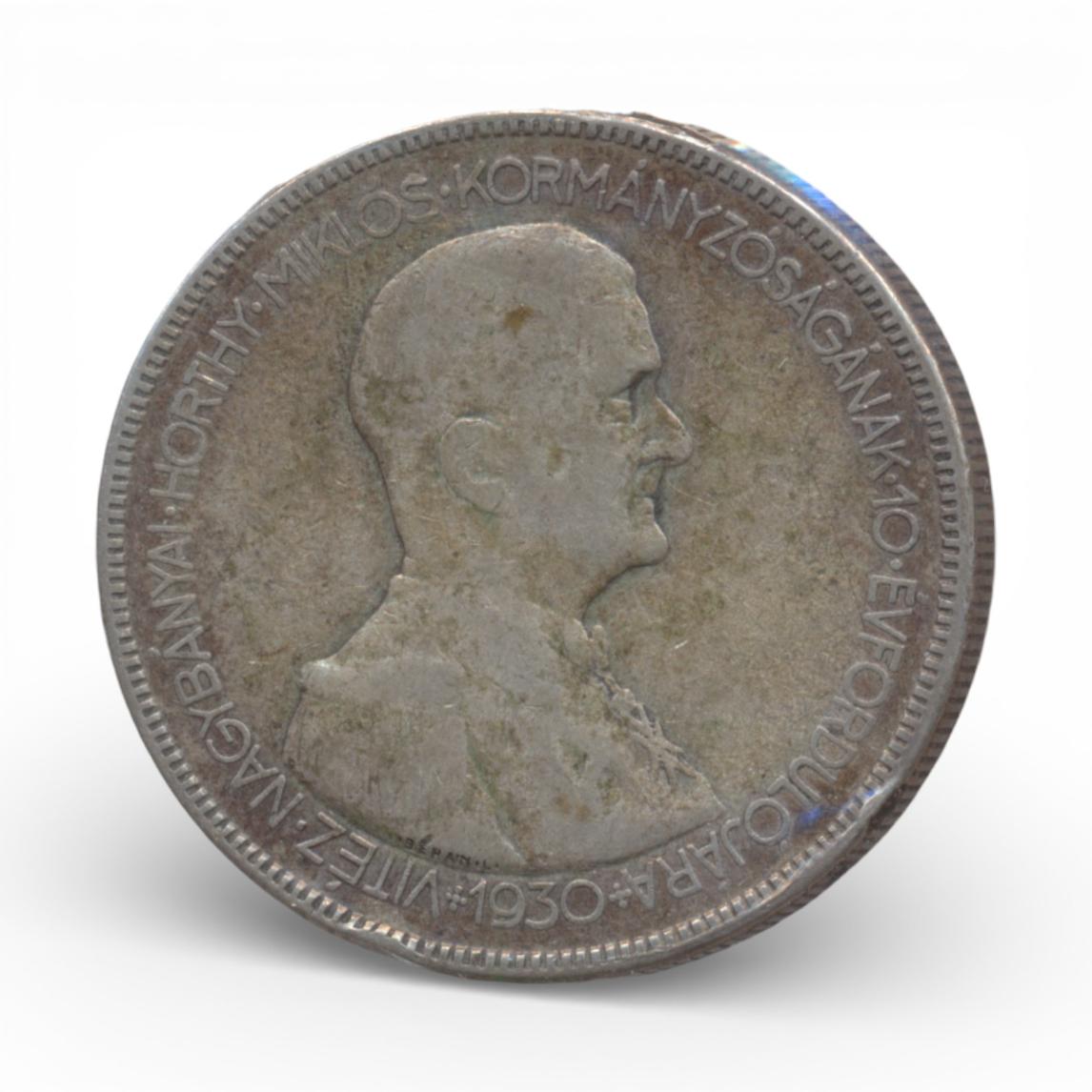 Hongarije 5 Pengö 1930 Admiraal Horthy