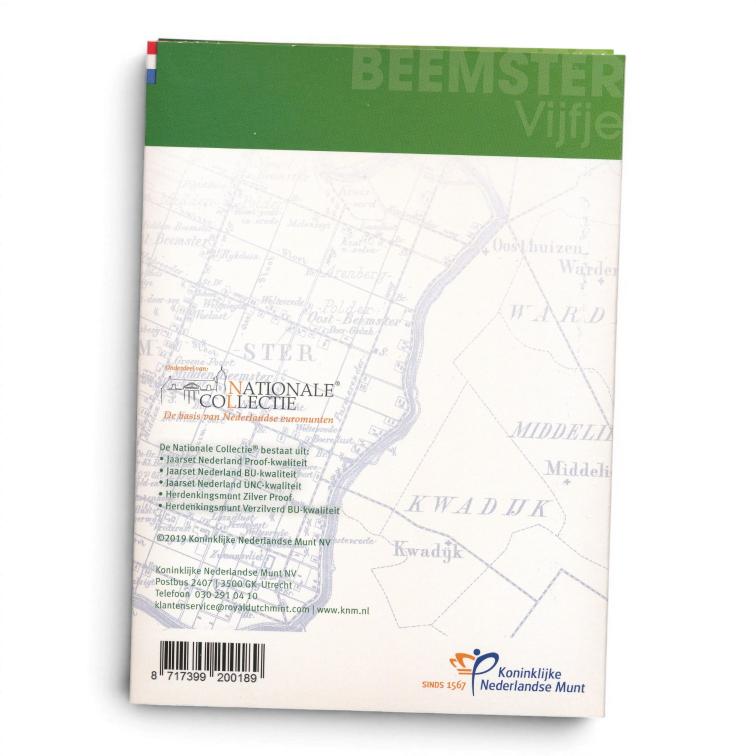 Nederland 5 Euro 2019 Beemster Vijfje - Zilver Proof in blister - изображение 5
