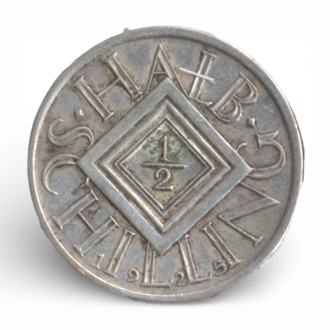 Oostenrijk 1/2 Schilling 1925 (Zeer fraai)