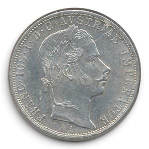 Oostenrijk 1 Florin 1858 A