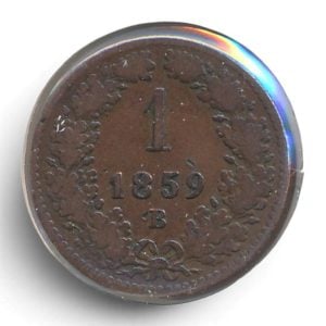 Oostenrijk 1 Kreuzer 1859 B