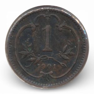 Oostenrijk-Hongarije 1 Heller 1901 (Fraai)