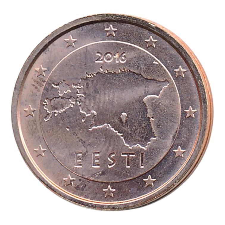 Estland 2 eurocent 2016