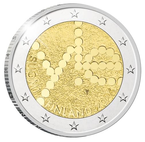 Finland 2 Euro 2026 100 jaar Yle (publieke omroep)