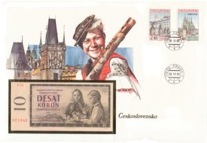 Tsjecho-Slowakije Numisbrief 1985