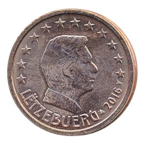 Luxemburg 2 eurocent 2016