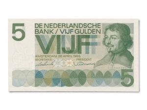 Nederland 5 Gulden 1966 Vondel I
