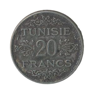 Tunesië 20 Francs 1935