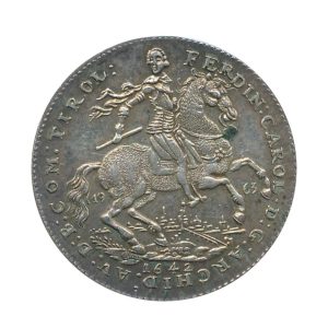 Wenen (Oostenrijk) 2 Ducaten 1642 Herslag 1963 (Prachtig)