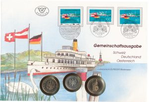 Zwitserland, Duitsland & Oostenrijk Numisbrief 1993