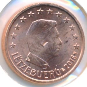 Luxemburg 1 eurocent 2016