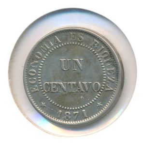 Chili 1 Centavo 1871