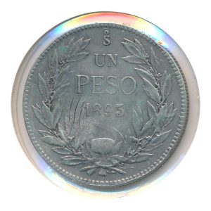 Chili 1 Peso 1895