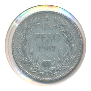 Chili 1 Peso 1902
