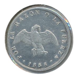 Chili 1 Decimo 1858