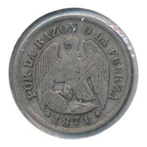 Chili 1 Decimo 1871