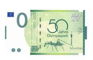 Duitsland 0 Euro-biljet 50 jaar Olympiapark 2022