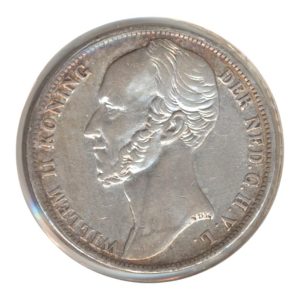 Nederland 1 Gulden 1848 Willem 2 (Zeer fraai)