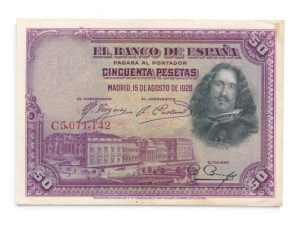 Spanje 50 Pesetas 1928 (Prachtig)