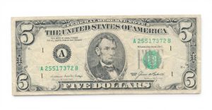 Verenigde Staten 5 Dollar 1985
