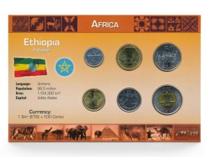 Ethiopië muntset Birr incl. certificaat