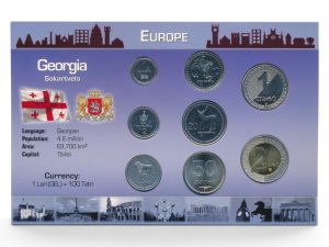 Georgië muntset Lari incl. certificaat