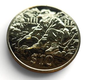 Nieuw Zeeland 10 Dollar 1995 De Goudzoeker