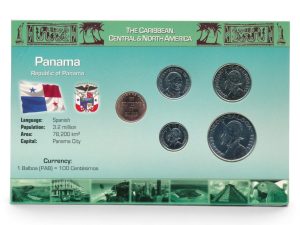 Panama muntset Balboa incl. certificaat