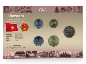 Vietnam muntset Dông incl. certificaat