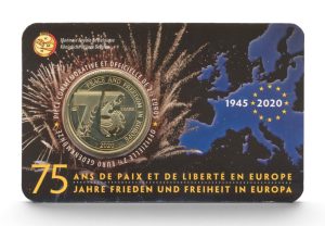 België 2,5 euro 2020 75 jaar vrede en vrijheid in coincard (FR)